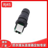AHUA澳華網(wǎng)口延長(zhǎng)線防水連接器直通RJ45母座防水接頭網(wǎng)線防水插頭